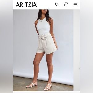 Aritzia New Paperbag Shorts